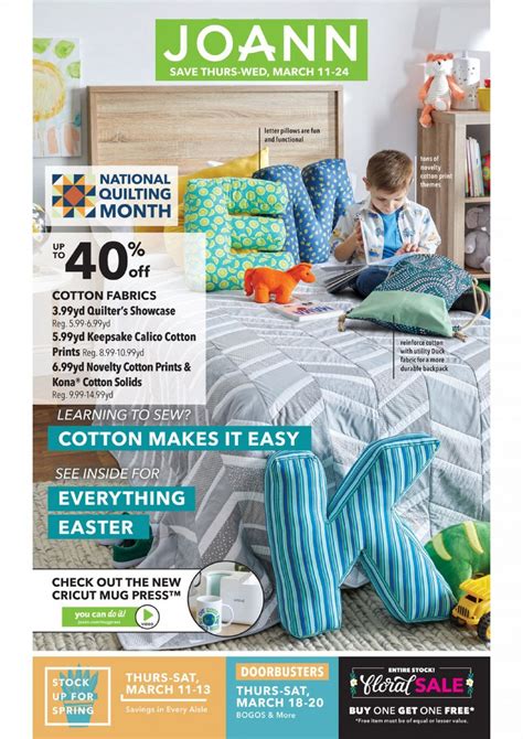 Www joann com weekly ad - Sep 19, 2023 · Weekly Ads – Early Ad Previews. 99 Ranch Market Weekly Ad (10/13/23 – 10/19/23) Weekly Circular. Ace Hardware Ad (10/1/23 – 10/31/23) Weekly Sales Preview 